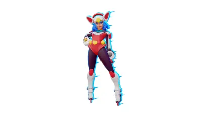 Official SpeedRunners 2 character render of ManekiNeko