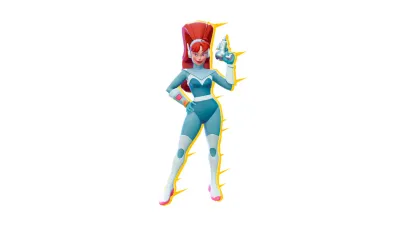 Official SpeedRunners 2 character render of Moonraker