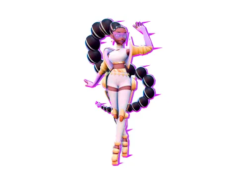 Official SpeedRunners 2 character render of Starlight