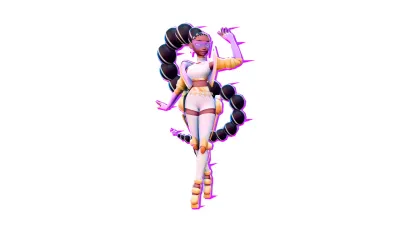 Official SpeedRunners 2 character render of Starlight